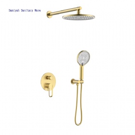 Popular Wall Mounted Bath and Shower Faucets Mixer Shower Faucet Sets Fashion Bathroom  Adjustable Thermosta Shower Taps