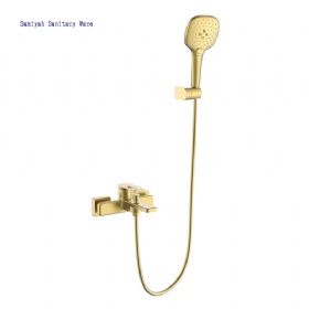 middle east design Multifunction copper Wall Mounted Rain Thermostatic Shower Head  Bathroom Concealed Shower Faucet Set