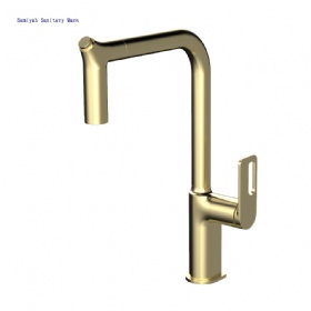 Wholesale  Deck Installation Kitchen Taps Faucet Pull Down  Sprayer Kitchen Sink Tap Mixer Multi Function Water Outlet Kitchen Water Faucet  Range