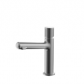 Bathroom Basin Faucet Deck Mounted Widespread  Mixer Taps Basin Single Handle Hot And Cold Basin Faucet Short Round Tap Faucet