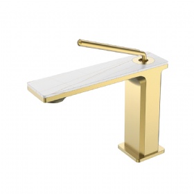 Wholesale Faucet Bathroom Mixer Wash Sink Tap Single Unique Handle Hot and Cold Modern Washroom Short Basin Faucet