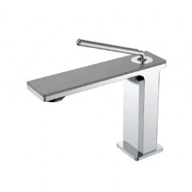 Wholesale Faucet Bathroom Mixer Wash Sink Tap Single Unique Handle Hot and Cold Modern Washroom Short Basin Faucet