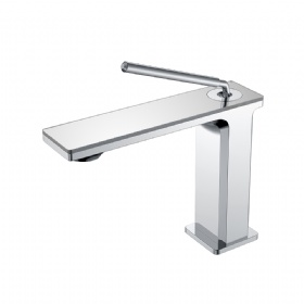 Household Use Bathroom Accessories washbasin above counter basin faucet Button Handle single cold water basin faucet