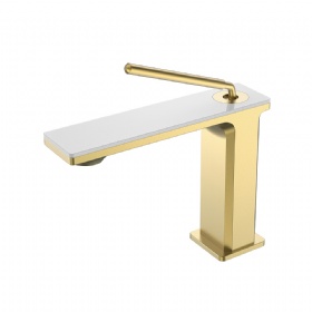 Household Use Bathroom Accessories washbasin above counter basin faucet Button Uplift Handle single cold water basin faucet