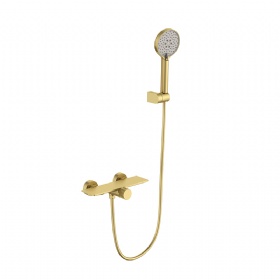 Unique New hot & cold Wall Mounted  shower single handle bathtub mixer Brass materialShower water faucet bathroom For Hotels