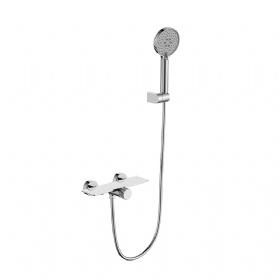 Unique New hot & cold Wall Mounted  shower single handle bathtub mixer Brass materialShower water faucet bathroom For Hotels