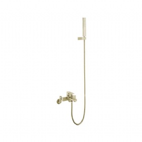 Simple Design Concealed Rainfall/waterfall Shower Head Pressure Balance Bathroom Shower Sets Mixer Faucet Shower System