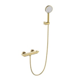 China Supplier Popular Rainfall Mixer Thermostatic Shower Multiple Combo Set Holder Brass Contemporary Exposed Shower Faucet System