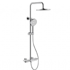 Fashionable New Design Thermostatic Shower Set European Shower Set Copper Constant Temperature Spout Single Control Water Tap Push-button For Fixed Temperature Control