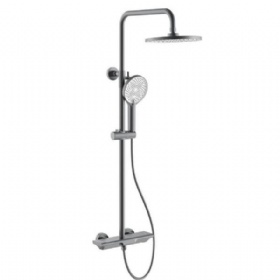 Fashionable New Design Thermostatic Shower Set European Shower Set Copper Constant Temperature Spout Single Control Water Tap Push-button For Fixed Temperature Control