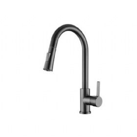 Factory Price  Pull-Out Mixer Down Sprayer With Pull Out Spout Kitchen Sink Faucet Single Handle High Arc Cupc Kitchen Faucet