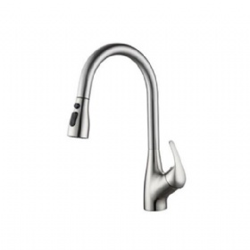 Industrial Commercial Single Handle pull down desk sink mixer kitchen faucet neck water saving faucet pull out kitchen faucet