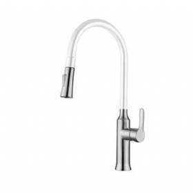 Samiyah Wholesale Pull Out Kitchen Faucet Sink Mixer Tap Deck Mounted Multifunction Kitchen Sink Faucet With Pull Down Sprayer