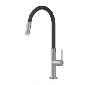 Factory Supply Custom Modern Deck Mounted Single Hole Kitchen Mixer Single Handle Hot Cold Water Pull Down purifier outlet Kitchen Faucet