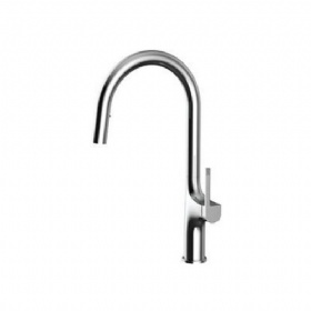 High Quality Multifunctional Big Size Smart Kitchen Tap 360 Degree Rotatable Pull Down Single Handle Kitchen Faucet with CE authentication