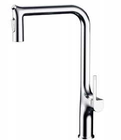 Kaiping Manufacturer Wholesale Easy Installation  Mixer Pull Down sprayer  Kitchen  7-character Faucet Stainless 304 Steel Kitchen Water Tap