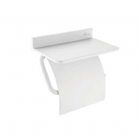 Wholesale Price Wall Mounted Metal toilet paper roll holder rack good quality product bathroom accessories toilet tissues holder Holder With  shelf