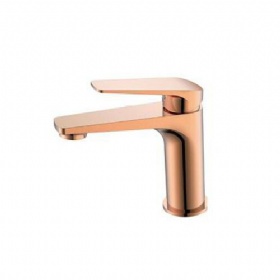 China Manufacturer Bathroom Faucet Simple Contemporary Brass Basin Faucet Single Handle Basin Mixer Short Tap