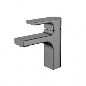 European style single handle hot cold water high quality  square basin faucet for bathroom sink Sanitary Short Basin Faucet for hotel apartment