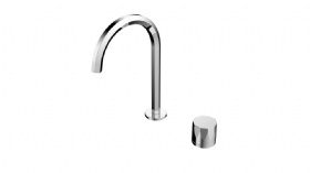 Bruce Series Traditional Single Handle Silver Waterfall Bathroom Sink Faucet Kitchen Basin Mixer Tap