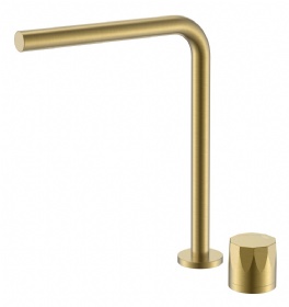 Contemporary Single Lever Wall Mounted Sink Faucet Brass Basin Mixer Tap Bathroom Basin Faucet Commercial Kitchen Sink Faucets