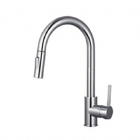 High grade Kitchen Sink Tap With Pull Out Spray Kitchen Faucet Mixer 2 Water Modes Stream And Spray 360 Degree Swivel  Kitchen faucet